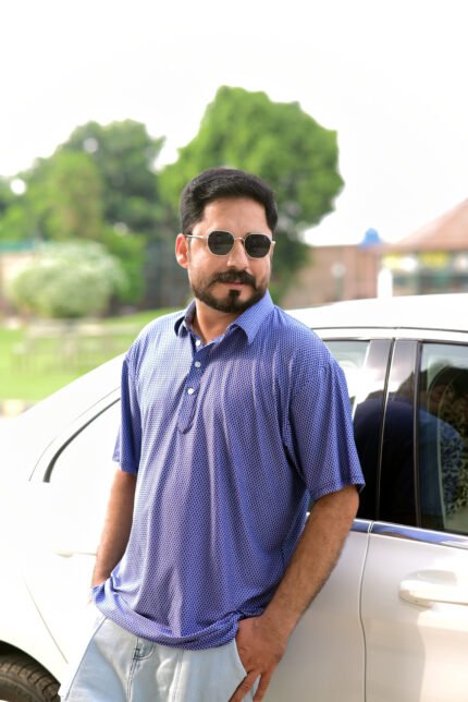 The Skyline Smart-Patterned Performance Polo