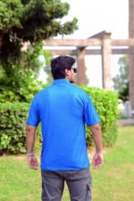 The Electric Cobalt Dot-Pattern Polo - Image 2